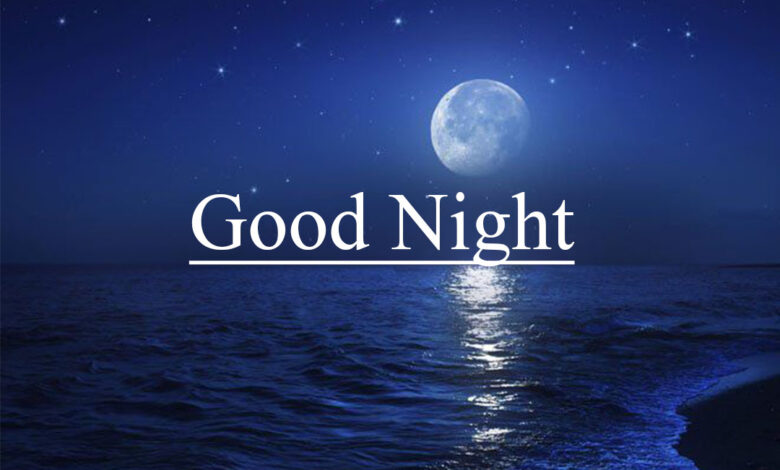 Good Night - Whatsapp DP Moon & SEA