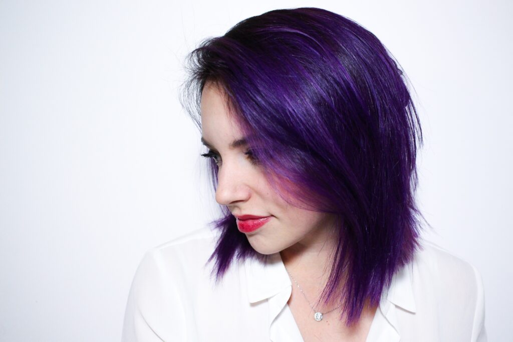 Dark Purple Hair Color Ideas for One-Of-A-Kind Ladies