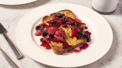 Photo of Sheet Pan French Toast With Mixed Berry Sauce