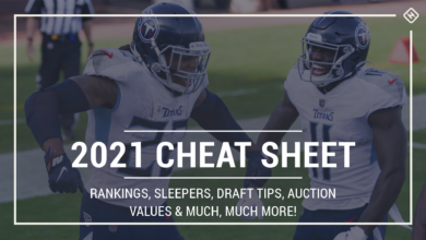 Photo of 2021 Fantasy Football cheat sheet, rankings, projections, auction values, sleepers, team names, draft tips