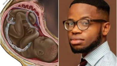 Photo of Nigerian Medical Student, Artist, Goes Viral For Illustration Of Black Baby In the Womb