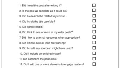 Photo of The Blog Post Checklist: Use Before Hitting “Publish”