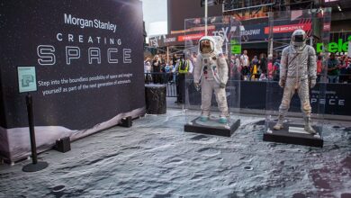 Photo of Morgan Stanley Debuts a Women’s Spacesuit in Times Square