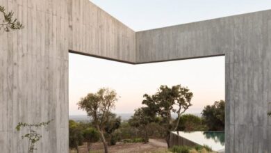 Photo of Minimalist concrete holiday houses created by Manuel Aires Mateus