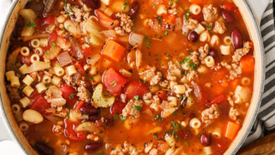 Photo of Pasta e Fagioli Soup – Spend With Pennies