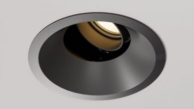 Photo of Rev Flex downlights by Meteor Lighting