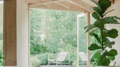 Photo of ByOthers creates Corten-clad garden studio as own office