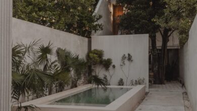 Photo of FMT Estudio connects Mexican dwellings with swimming pool courtyard