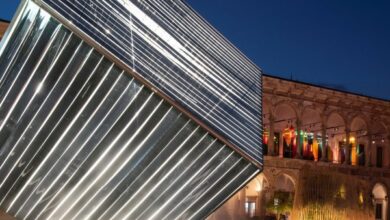 Photo of MAD installs reflective ETFE cube at Milan design week