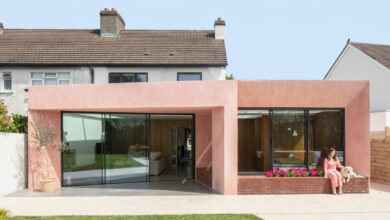 Photo of Courtney McDonnell Studio adds pink extension to 1930s Dublin home