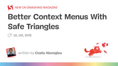 Photo of Better Context Menus With Safe Triangles — Smashing Magazine