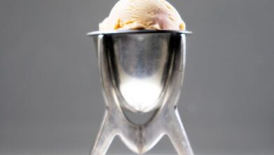 Photo of CSM student Eleonora Ortolani recycles plastic into vanilla ice-cream