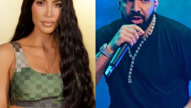 Photo of Kim Kardashian Quotes Drake's "Search & Rescue" Sample at L.A. Show