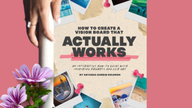 Photo of How to Create a Vision Board That Actually Works (Free eCourse with Journal Purchase!)