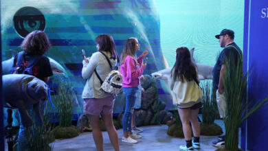 Photo of PBS’s Ocean-themed booth at VidCon Baltimore Engages Teens