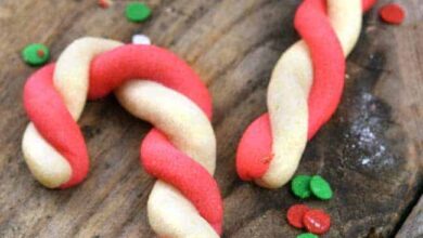 Photo of Candy Cane Cookies {Fun Christmas Treat}