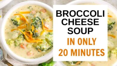 Photo of 20 Minute Broccoli Cheese Soup {+Video!)