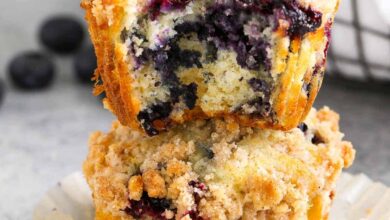 Photo of Blueberry Streusel Muffins – Spend With Pennies