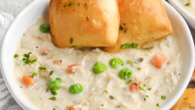 Photo of Crock Pot Chicken Pot Pie Soup