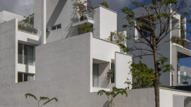 Photo of Home in Vietnam by H-H Studio incorporates stepped garden spaces