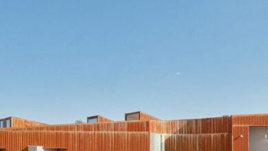 Photo of Page Southerland Page adds weathering-steel extension to Texas museum